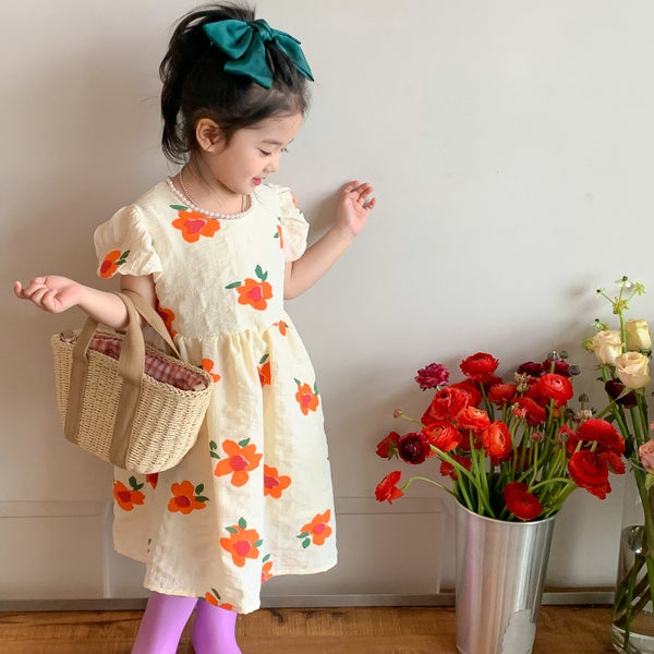 Baby Princess Dress Girl Short-sleeved