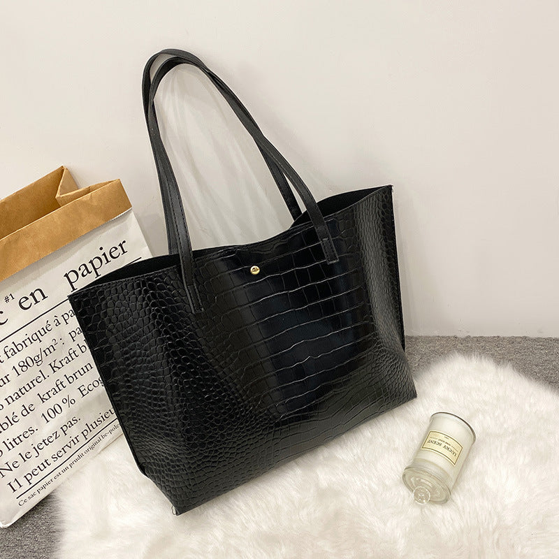 Tote Bag Women&#039;s Bag Large Capacity Shopping Bag Fashionable Versatile Mommy Bag