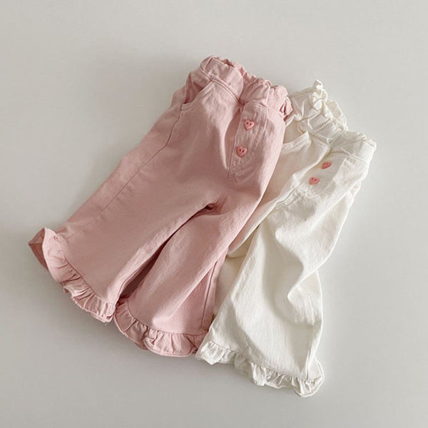 Baby Girl Vintage Wide Leg Pants