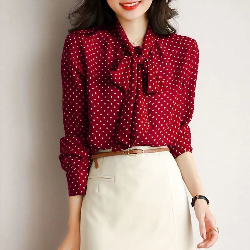 Polka Shirt Casual Top
