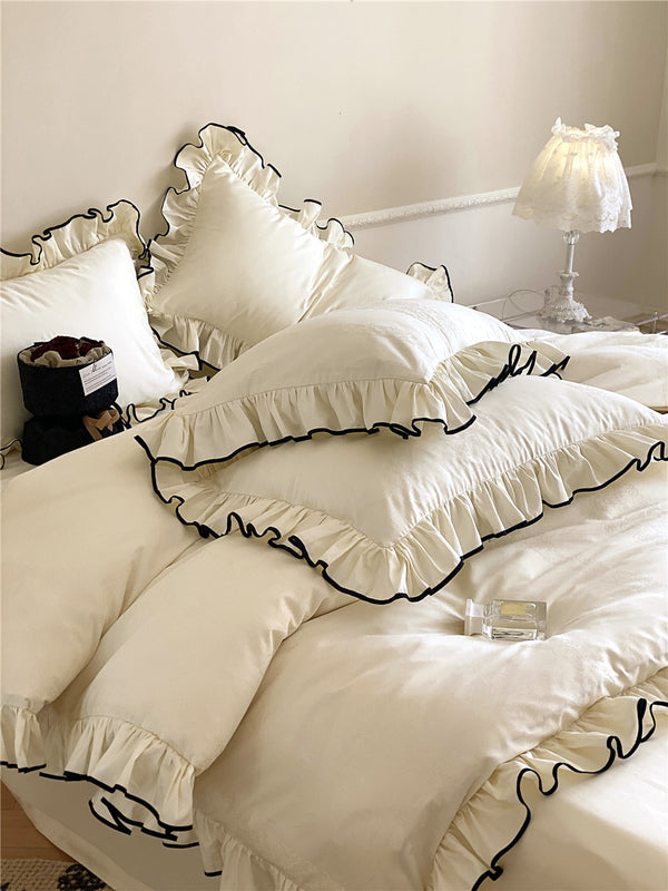 Four-piece Set Pure Cotton Jacquard Quilt Cover