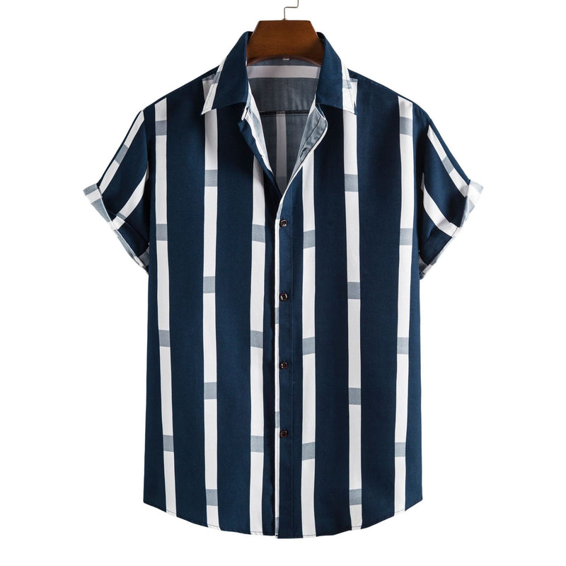 Striped Short-sleeved Shirt