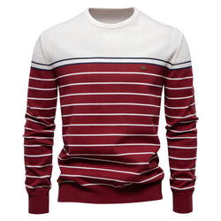Striped Long Sleeve Men's Knitwear