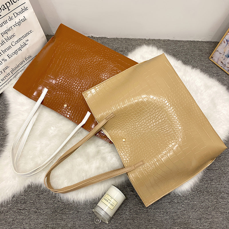 Tote Bag Women&#039;s Bag Large Capacity Shopping Bag Fashionable Versatile Mommy Bag