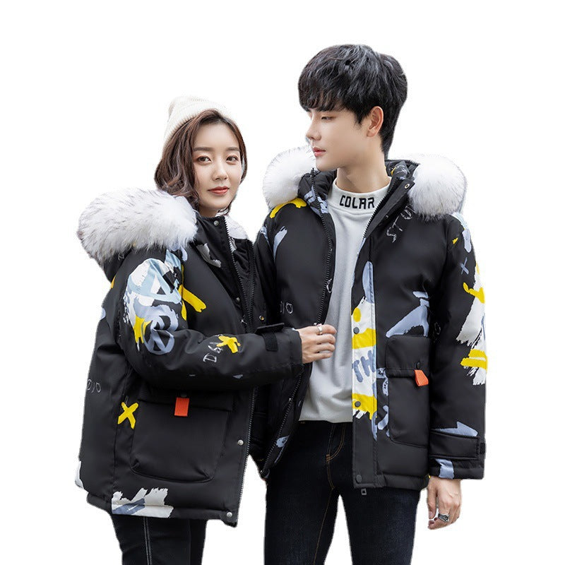 Couple Heavy Jacket Graffiti