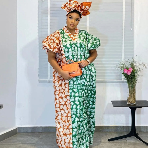 Dashiki Abaya Maxi Dress Boubou