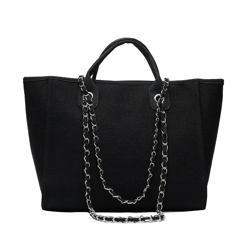 Bucket Tide High-Capacity Chain Tote Bag