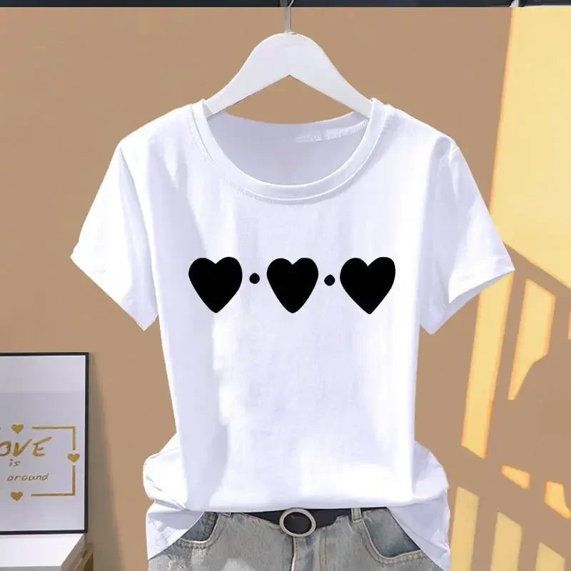 Casual Explosive Short Sleeve T-shirt