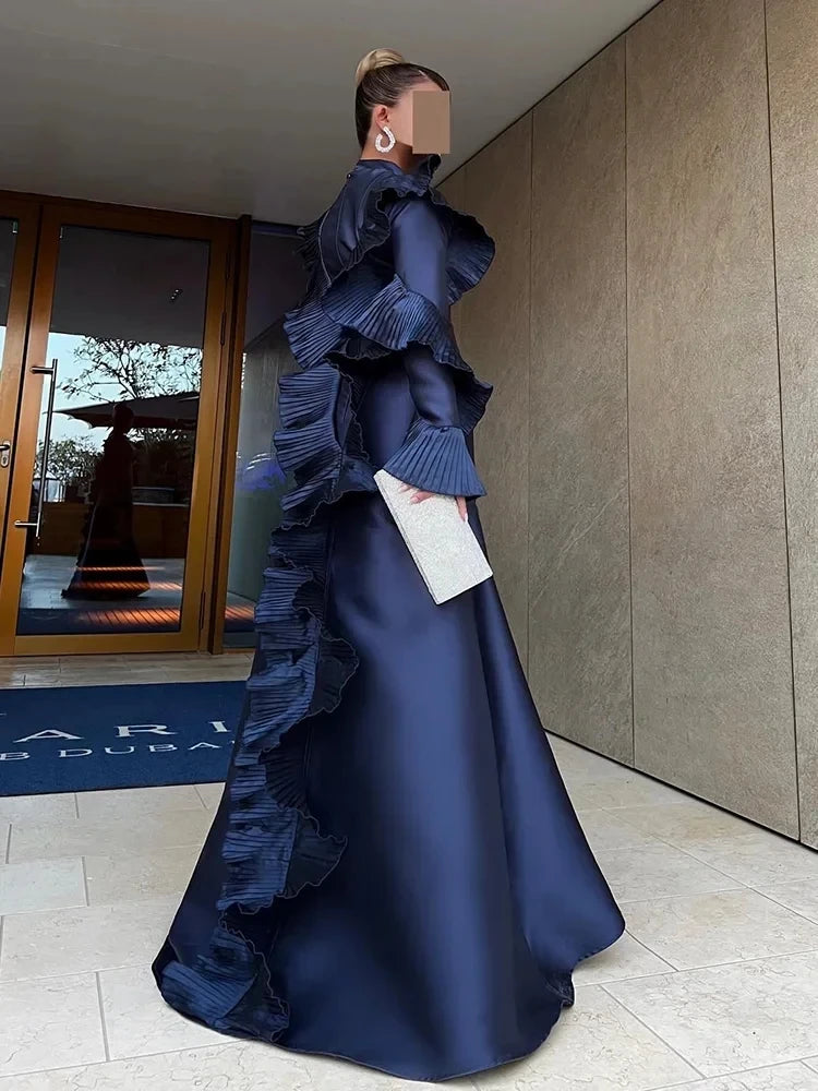 Beautiful Blue Long Sleeves Bespoke