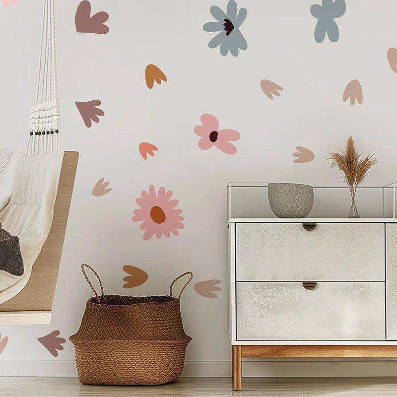 Creative Multicolored Shape Wall Stickers for Kids Room