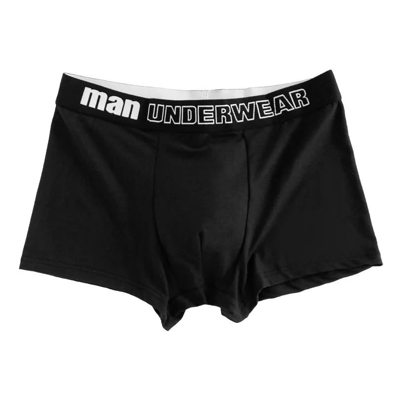 Man Underwear Solid Cotton
