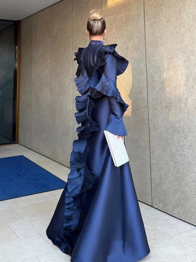 Beautiful Blue Long Sleeves Bespoke