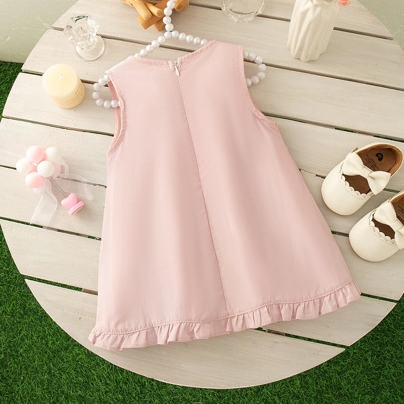 Sweet And Cute Candy Color Girl Dress