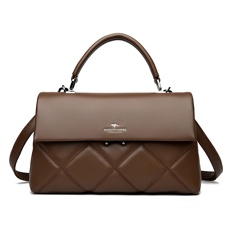 Designer Luxury Shoulder Soft Leather Crossbody Bag