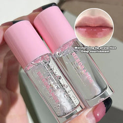 Water Light Lip Gloss Moisturizing Transparent  Mirror Lip Glaze