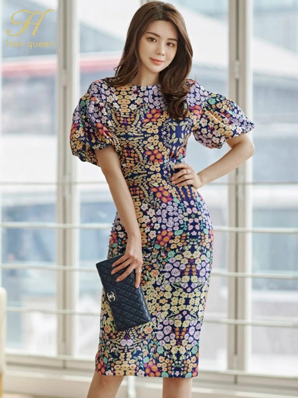 Top Blouses And High Waist Pencil Bodycon Skirts Office Lady