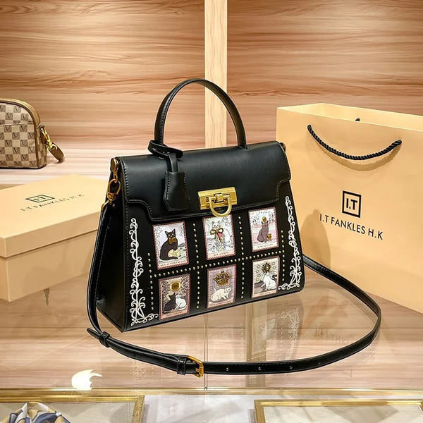 Women's Luxury high-end Designer Retro Crossbody Shoulder Bag