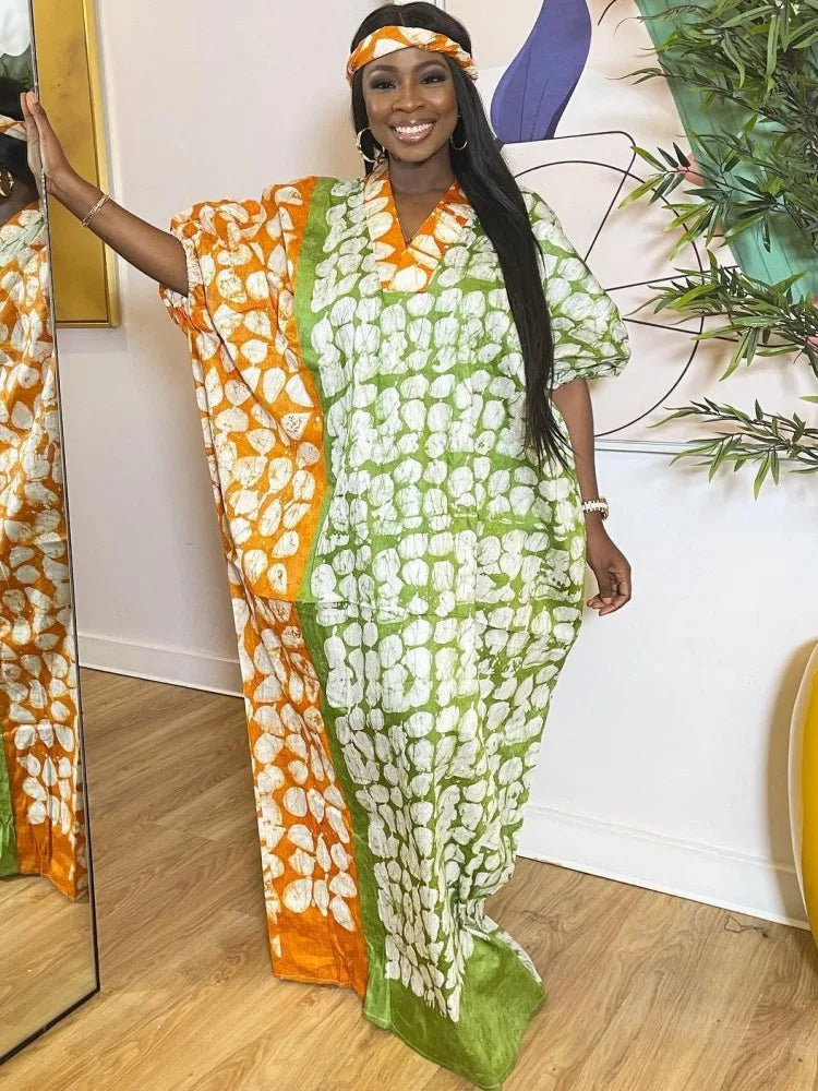 Dashiki Abaya Maxi Dress Boubou