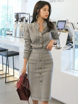 Elegant Formal Casual Coat Tops Sweater Jackets