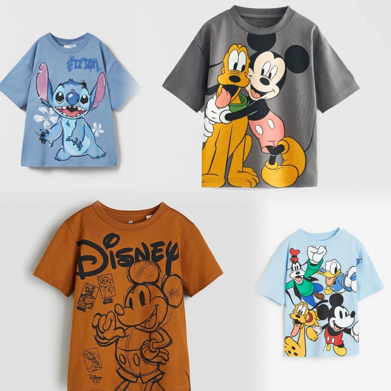 Cartoon Mickey Loose Wear T-shirts
