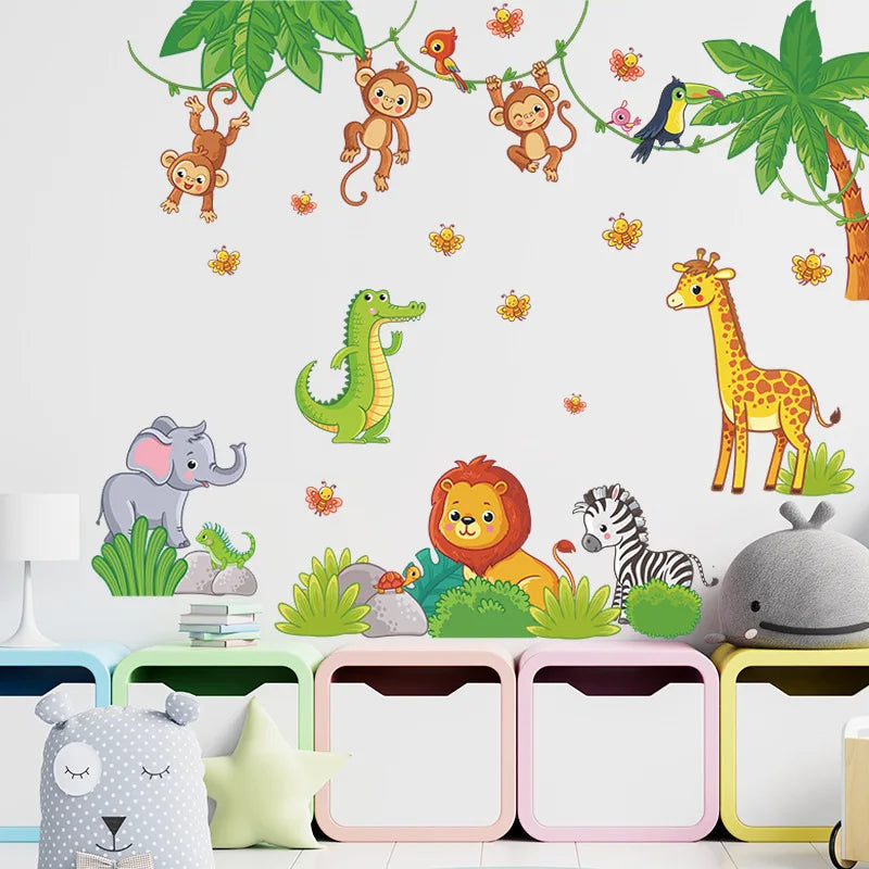 Rainbow Cloud Hot Air Balloon Children Bedroom