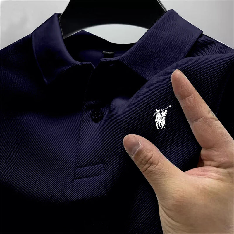 Summer high-end men's polo shirt