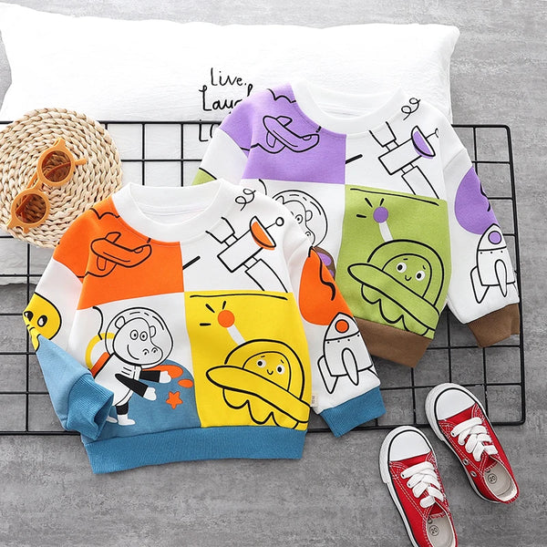 Baby Boys Girl Cartoon Cotton Casual T-Shirt Sportswear