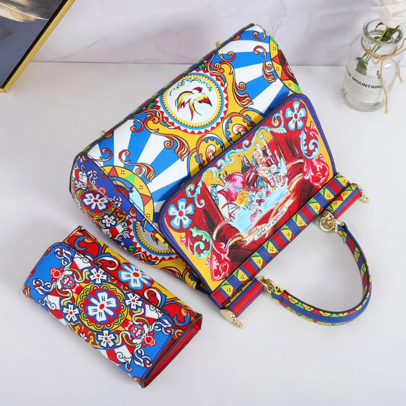 Classic Crossbody Handbags Luxury Purse Suit