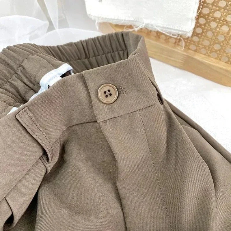 Fall Spring Black Haren Pants