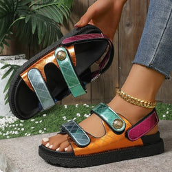 summer new designer flat sandals comfortable