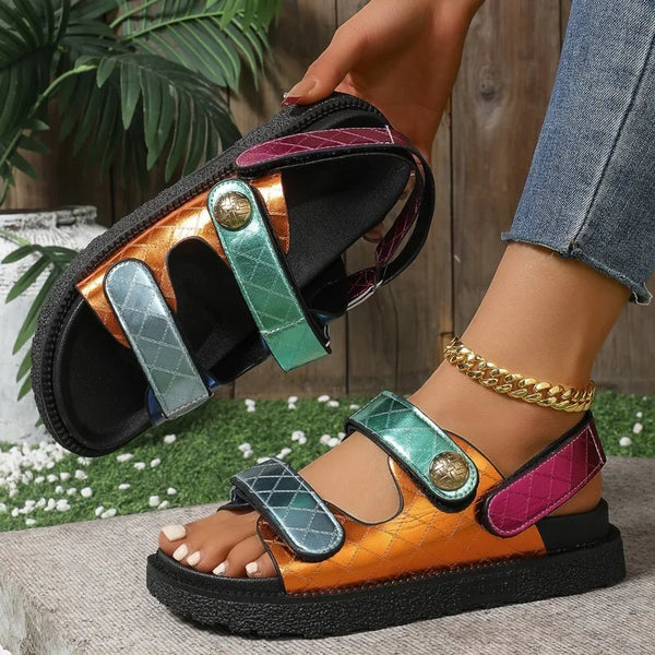 summer new designer flat sandals comfortable