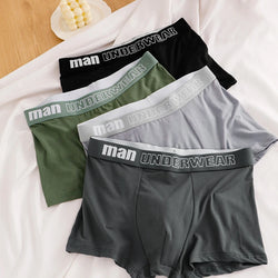 Man Underwear Solid Cotton