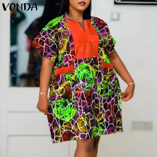 Ankara Mini Dress Summer