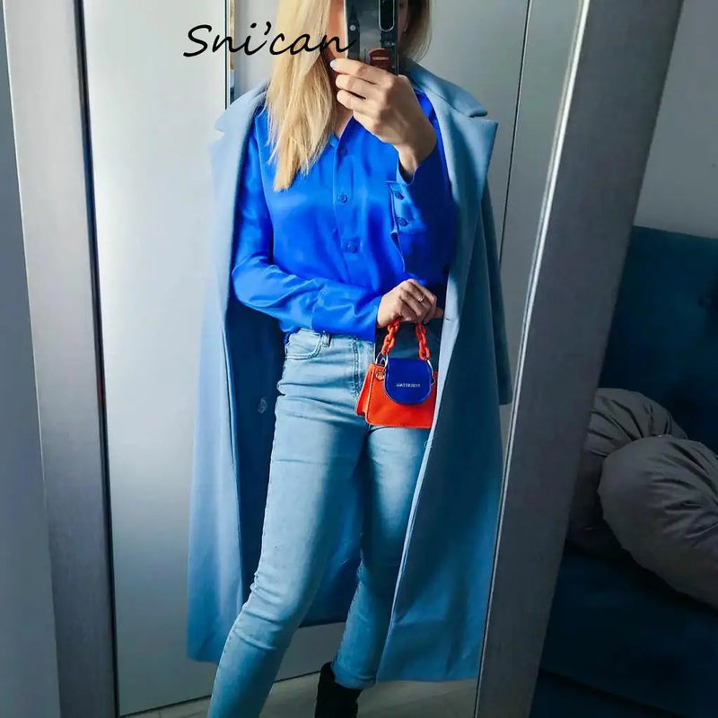 Satin Skirt High Waist and Top