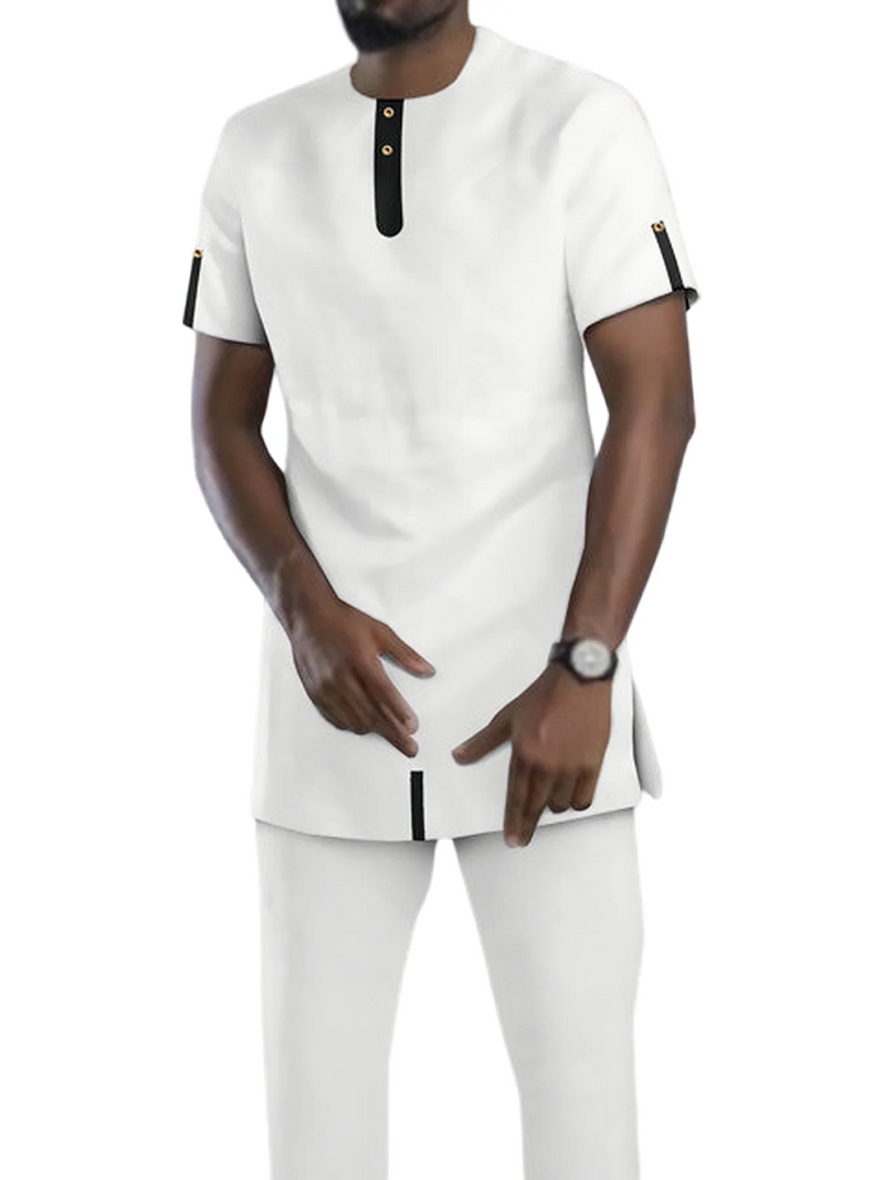 African Men Traditional Summer Outfit