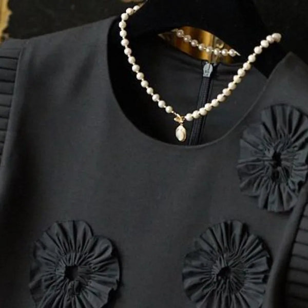 Ruffles Vintage French Style Dress