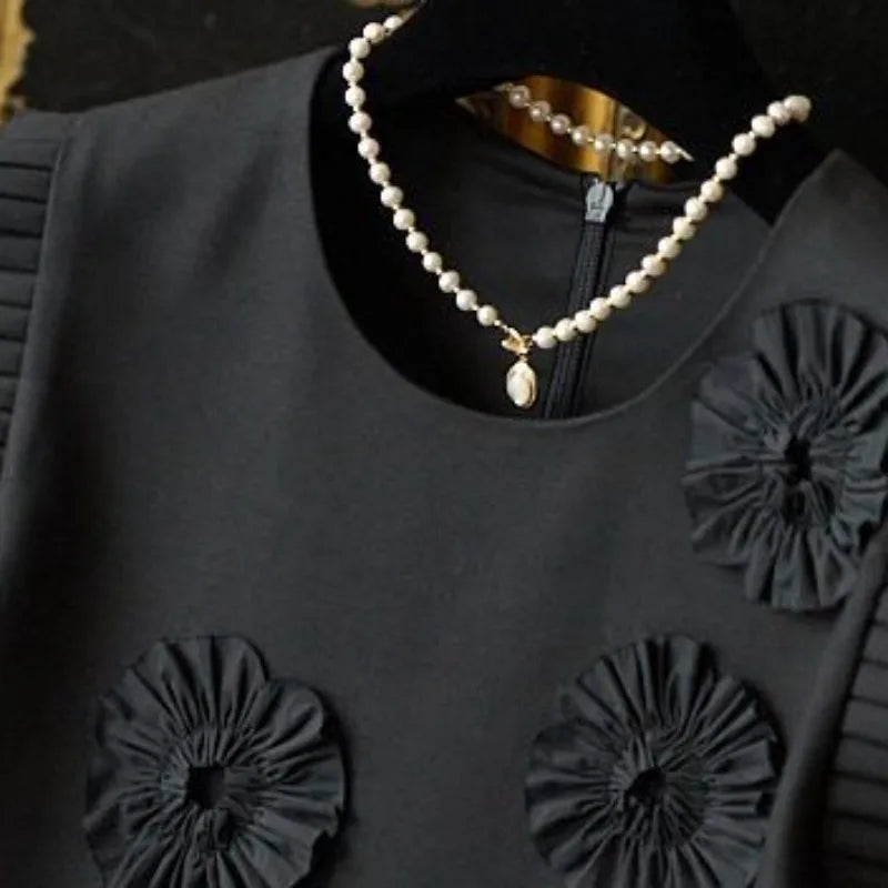 Ruffles Vintage French Style Dress