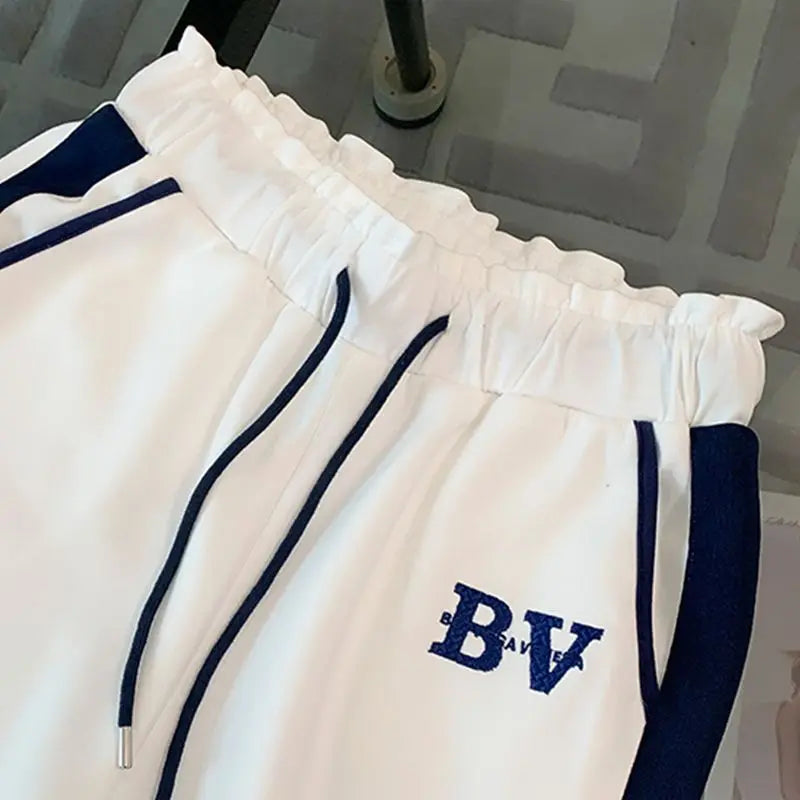Sports Short Sleeved Loose Top and pants