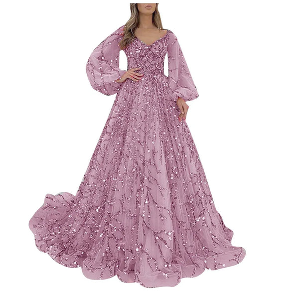 VEITCHE Shiny Sequin Dress