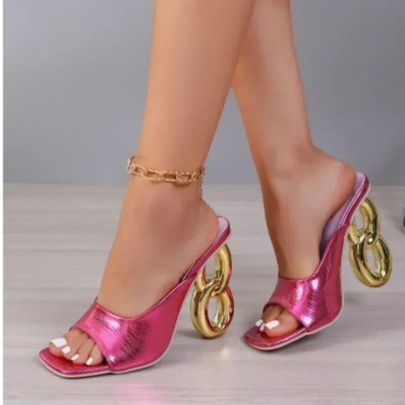 Summer High Quality Peep Toe Slippers Waterproof
