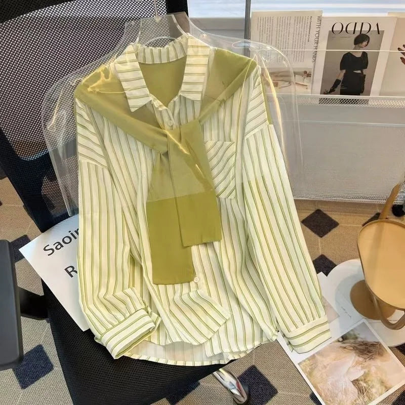 Chic Matching Shirts & Blouses Trend Elegant Top
