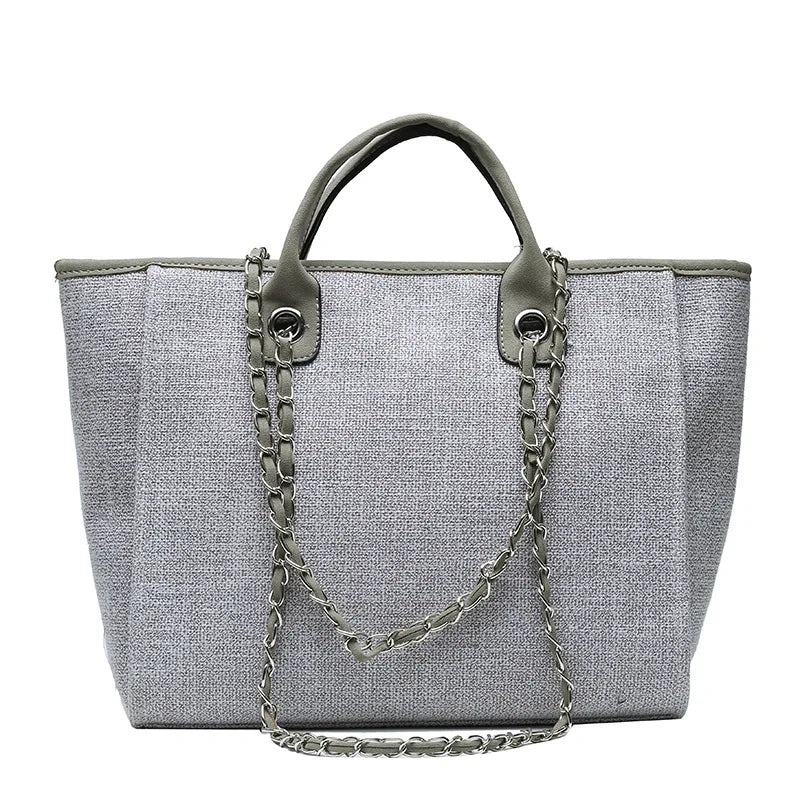 Bucket Tide High-Capacity Chain Tote Bag