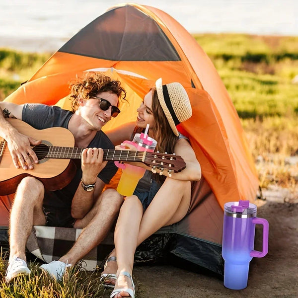 40oz Thermos Bottle Stainless Steel Cup Thermal Keeps Cold and Heat Water Bottle