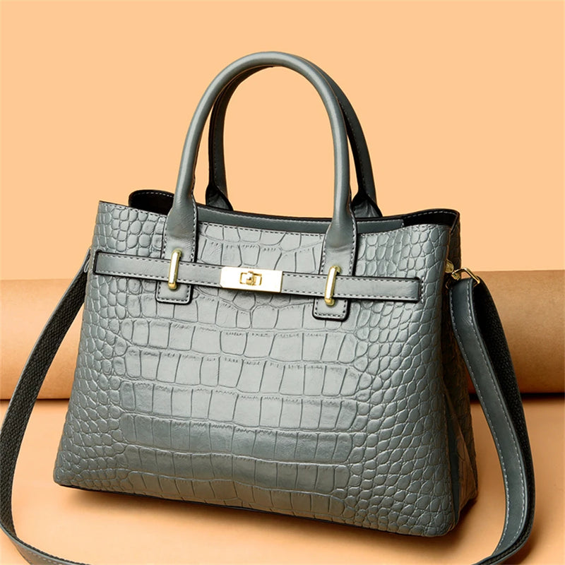 Soft Leather Designer Handbag