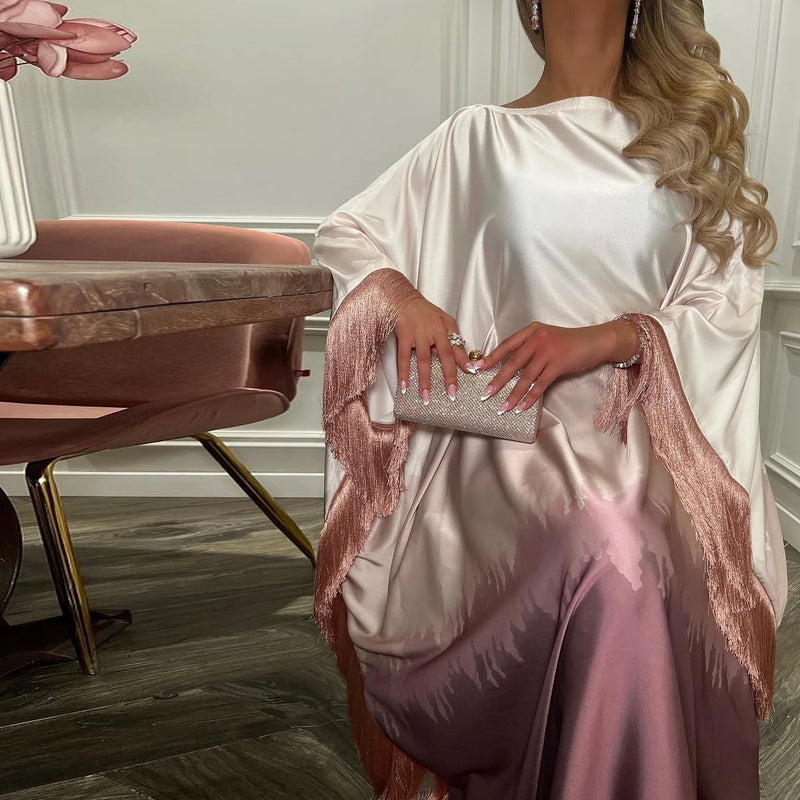 Tassel Gradient Abaya Luxury