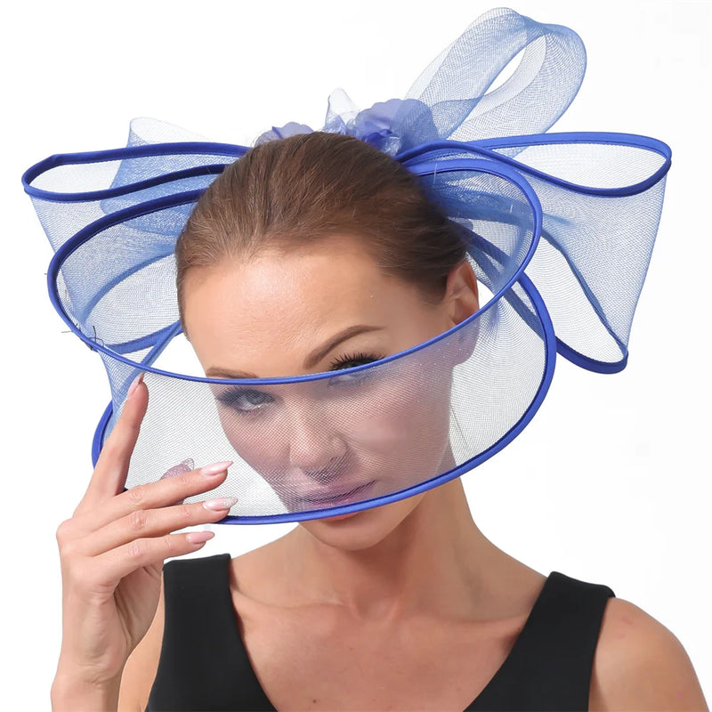 New Elegant Fascinator Wedding Pillbox Hat