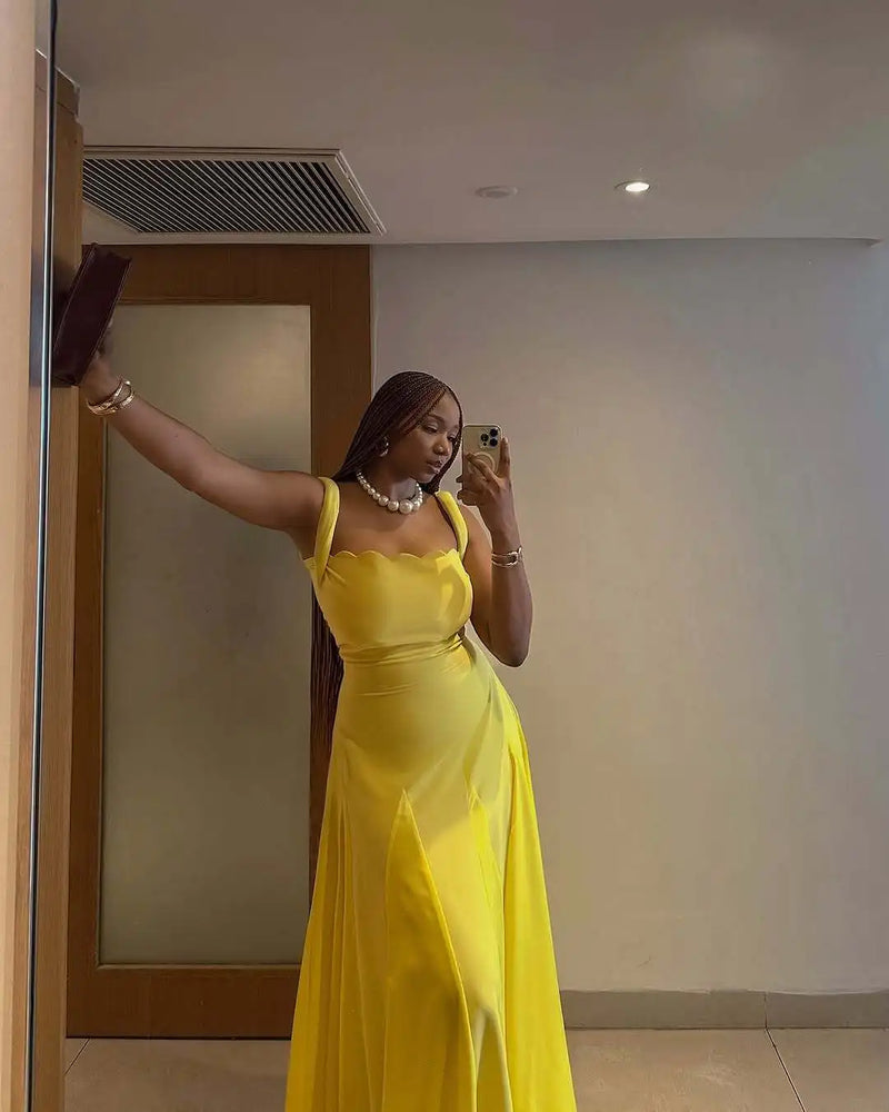 Sleeveless Strapless Big Swing Long Maxi Dress