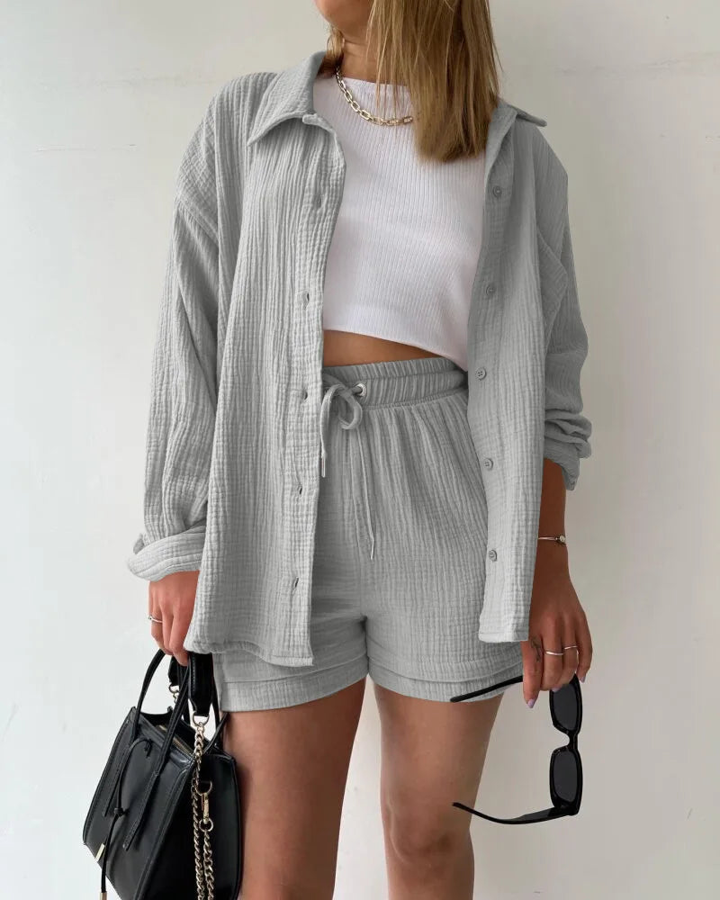 Casual Loose Short Pants Sets