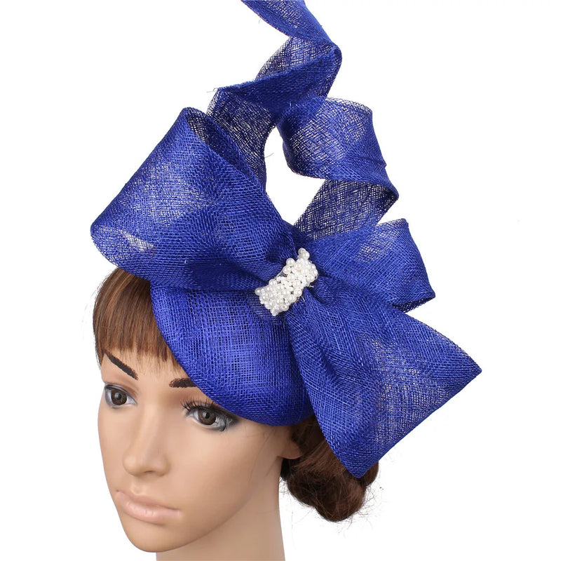 Elegant Bridal Hair Fascinators Headband With Bow
