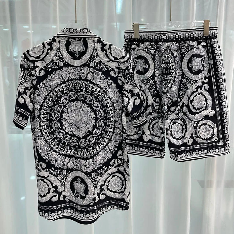 Summer Short Sleeve Shirts Ropa Para Hombre